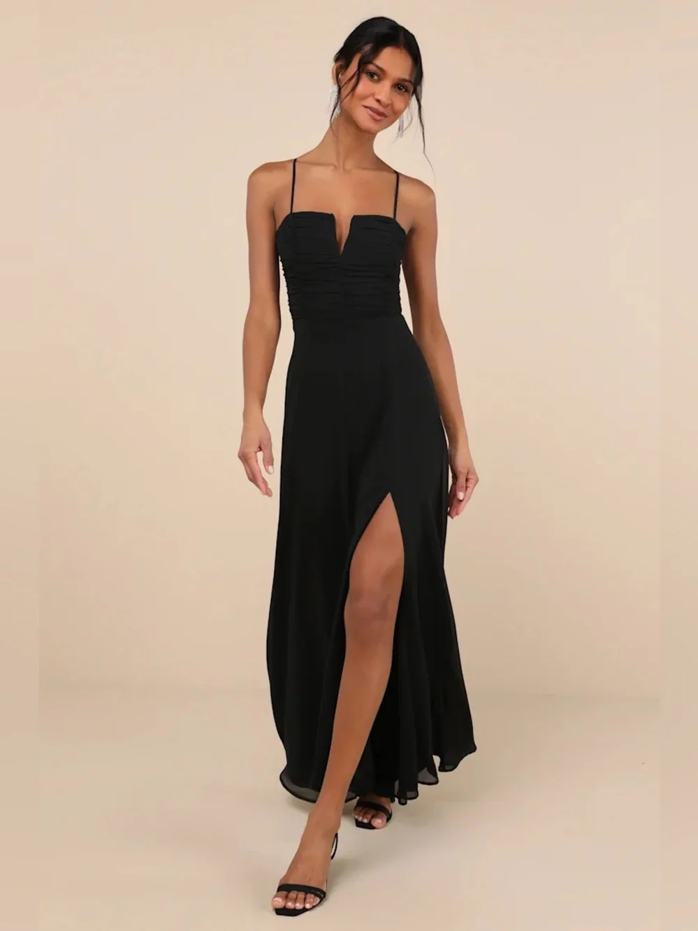 Lulus Sweeney Black Sleeveless Maxi Dress Size L NWT Prom Evening Formal Gown Lulus Sweeney Black Sleeveless Maxi Dress Size L NWT Prom Evening Formal Gown
